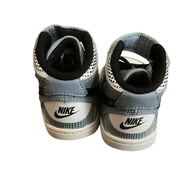 Nike Son of Force Mid Toddler Shoes 2C Gray White 615162 Basketball Streetwear - Picture 5 of 7